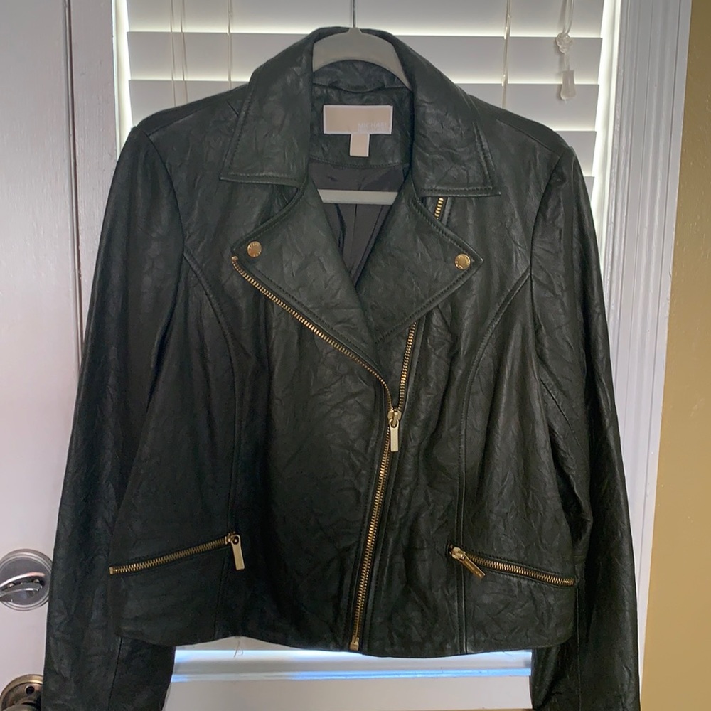 Beautiful MK leather jacket. Bought in December, wore once